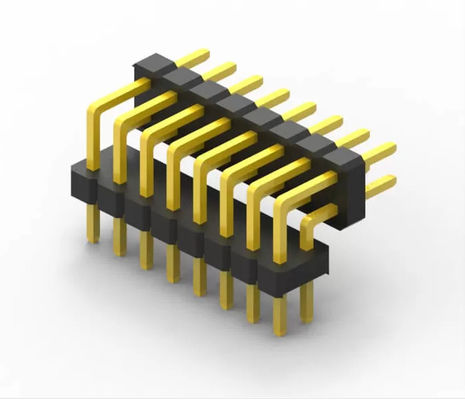 2.54mm Pitch Dual Row Male Pin Header Connectors 4pin To 80pin