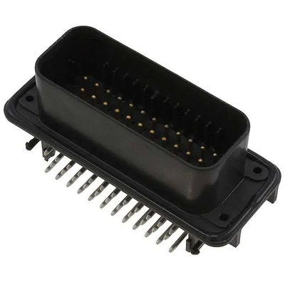 35pin 4.0mm pitch male header right angled with seal AMPSEAL automotive ECU