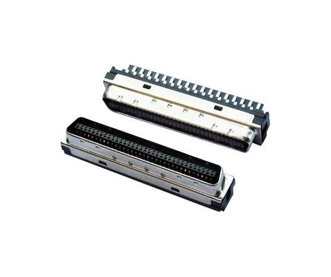 SCSI 68pin Male IDC Crimp Type Connector Soldering Servo Dual Row Metal Shell