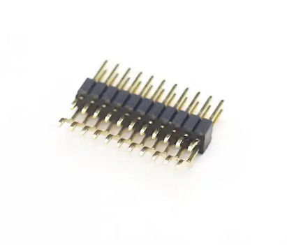 Dual Row 1.27mm Pin Header SMD SMT Right Angle PA6T PA9T LCP