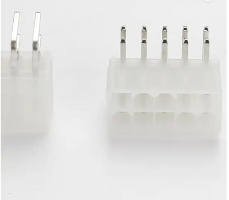 10 Pin Wire To Board Molex 5557 Connector 4.2mm Pitch Right Angle