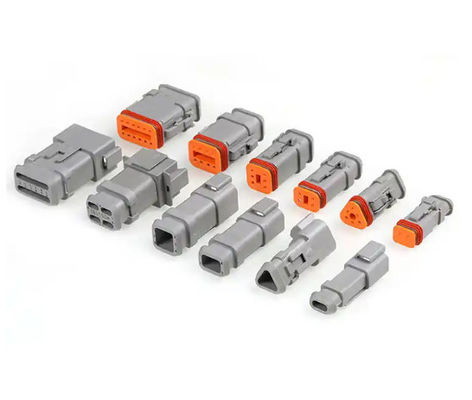 Sealed IP67 Waterproof Automotive Connectors Deutsch Connector DT Series 2pin To 12pins