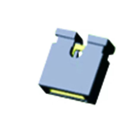 2.54mm 2.0mm Mini Jumper Open / Close Type PBT Black SN Over Ni Plating