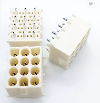 MOLEX 10-84-4120 Wafer Connector 6.35MM 12 Position 3 Row Vertical Pin Male Header Assembly