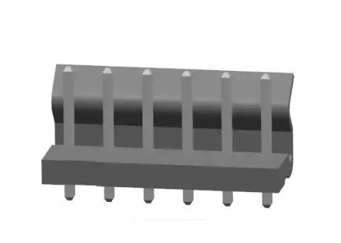 5.08mm Pitch Single Row Pin Header SPOX Crimp Terminal Housing 5197 Crimp Connector