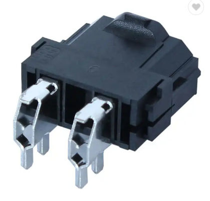 10.0mm Pitch Male And Female Car Light Connectors Single Row Vertical 2-6pin PA66 UL94V0