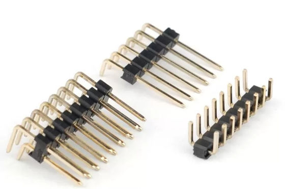 Solder Termination PCB Header Connectors with Thermoplastic Insulator and Through Hole Mounting