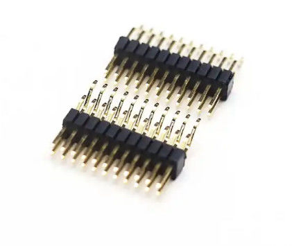 Dual Row 1.27mm Pin Header SMD SMT Right Angle PA6T PA9T LCP