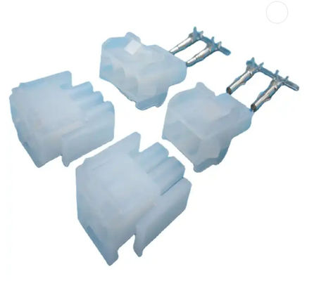 6.35mm Pitch 8 Pin Wire To Board Connector PA66 White Tin Plated