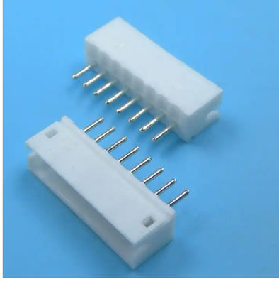 6.35mm Pitch 8 Pin Wire To Board Connector PA66 White Tin Plated